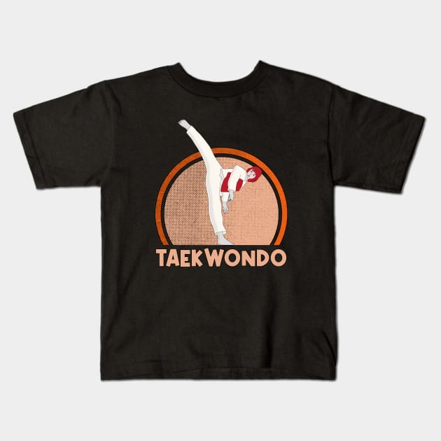 Taekwondo Kids T-Shirt by DiegoCarvalho